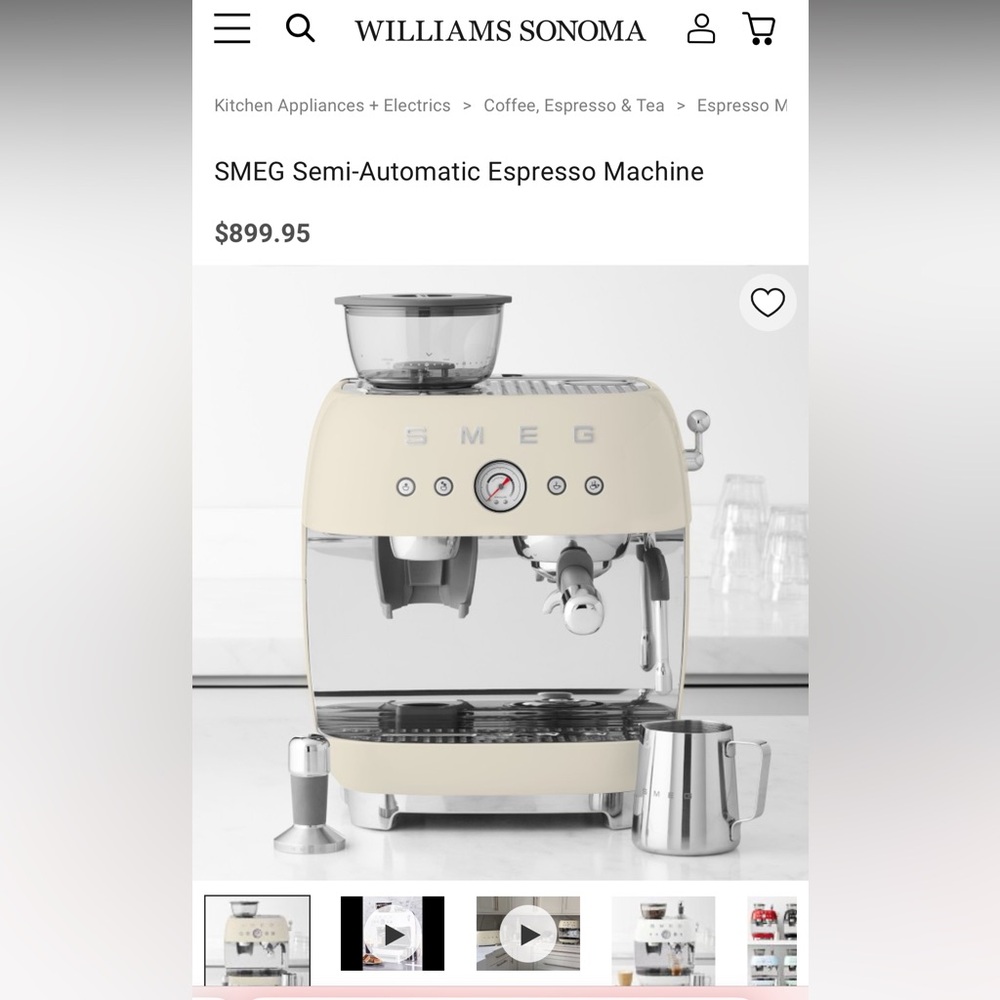 Brand New Smeg Espresso Machine!